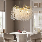 Gold Modern Tree Branch Crystal Chandelier 23.6" Round - GoldRound - Money - D23.6"Blushlighting