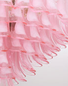 Gold & Pink Barcelona Murano Chandelier with 16 E14 Bulbs-Blushlighting-Blushlighting