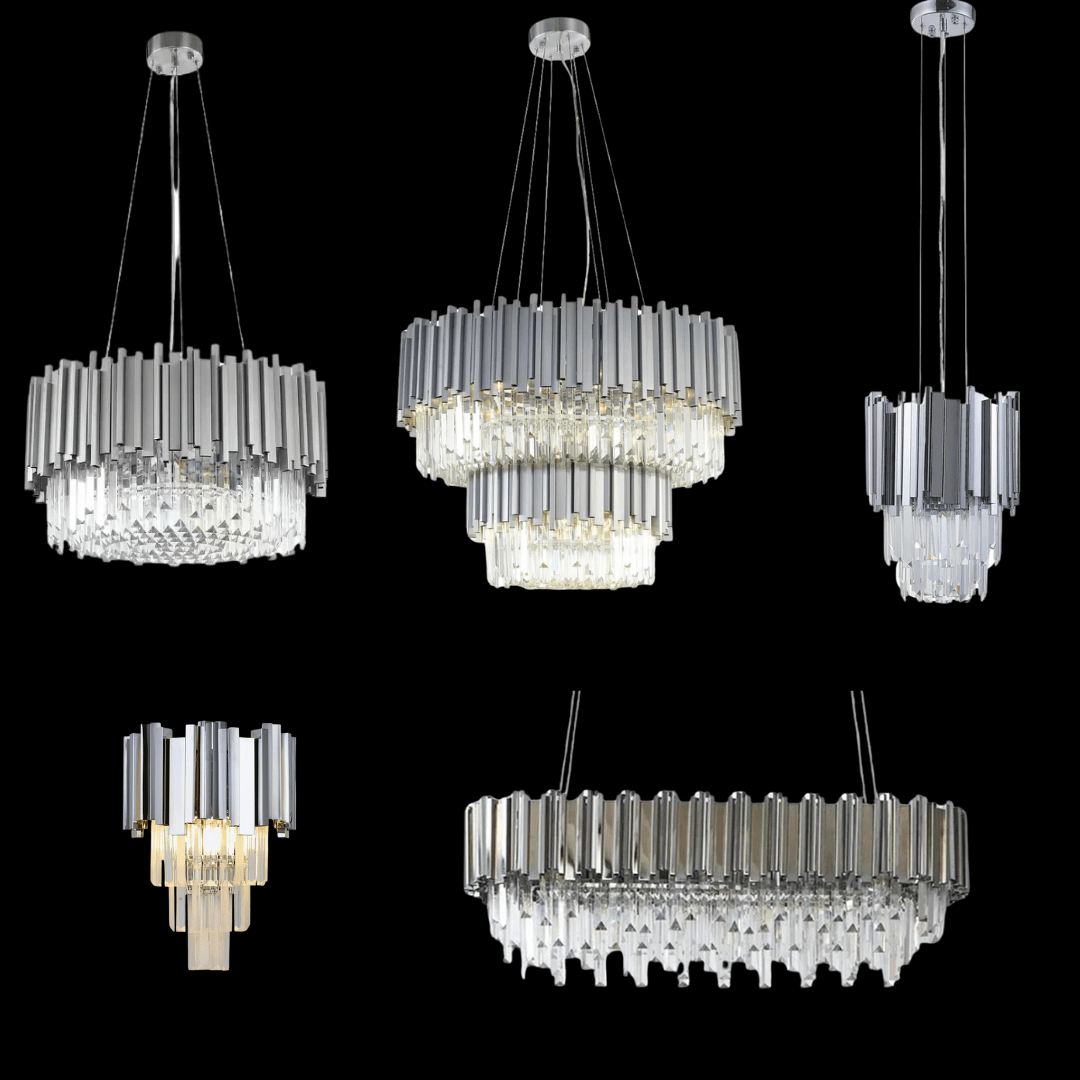 Gold/Silver Round Modern Tiered Metal Crystal Chandelier - Round: 1 Layer D15.7"*H11.8"/4 LightsGoldWarm LightBlushlighting