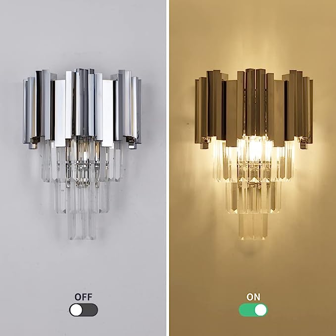 Gold/Silver Round Modern Tiered Metal Crystal Chandelier - Rectangle: L35.5" *W11.8" *H13.8"/7 LightsSilverWarm LightBlushlighting