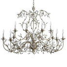 Gothic Claudette 12 - Light Round Chandelier - IronBlushlighting