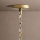 Grace Small Glass Pendant - 8" WBrassBlushlighting
