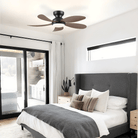 Graceshire contemporary ceiling fan - blackBlushlighting