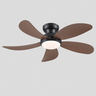 Graceshire contemporary ceiling fan - brownBlushlighting