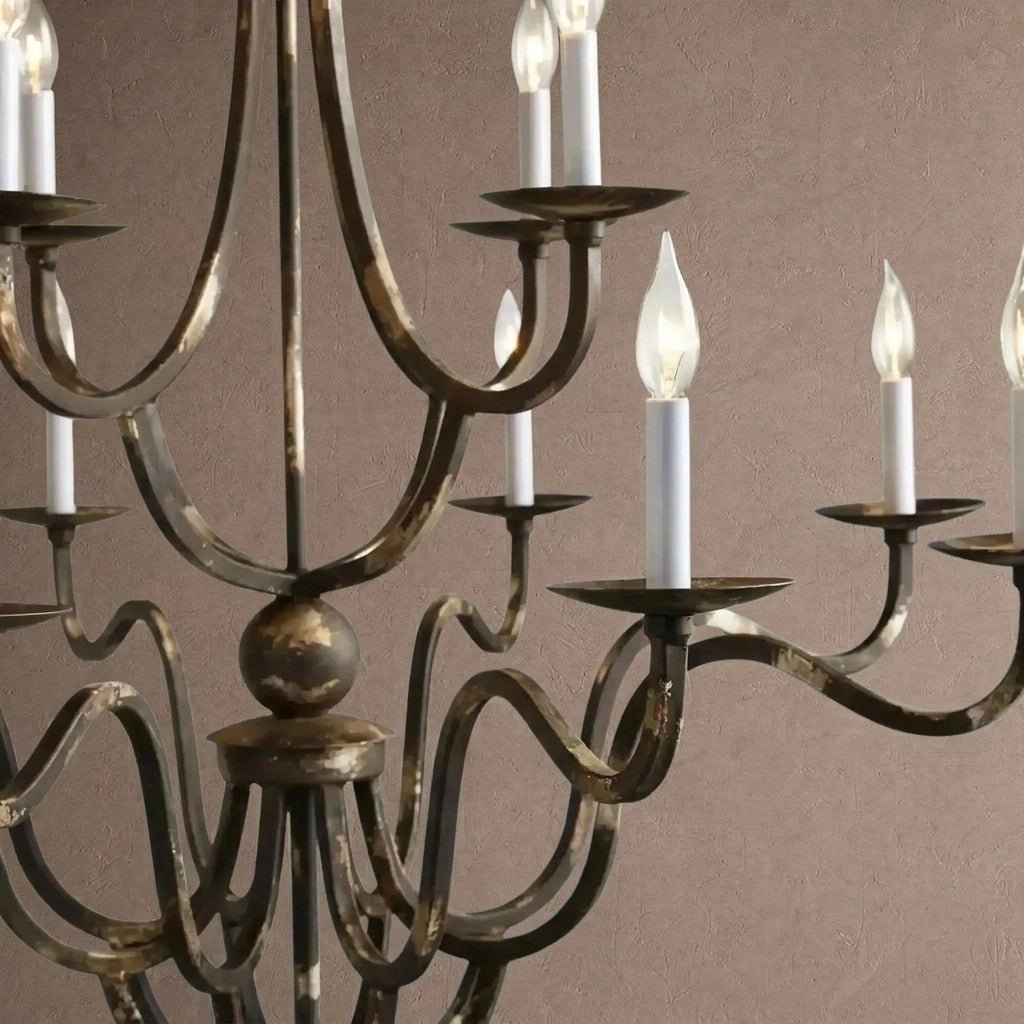 Grand 12 Light Chandelier - Blushlighting