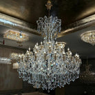 Grand Imperial Crystal Palace Chandelier for Mansion/Hotel Lobby/Banquet Hall - 54 Lights/D63"*H72.8"(D160cm*H185cm)/100kgWarm LightBlushlighting
