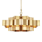 Grand Lotus Large Black Chandelier - Blushlighting