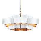 Grand Lotus Large Black Chandelier - Blushlighting