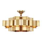 Grand Lotus Large Black Chandelier - Blushlighting