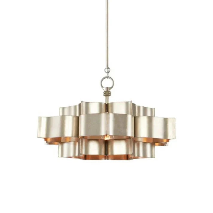 Grand Lotus Large Black Chandelier - Blushlighting