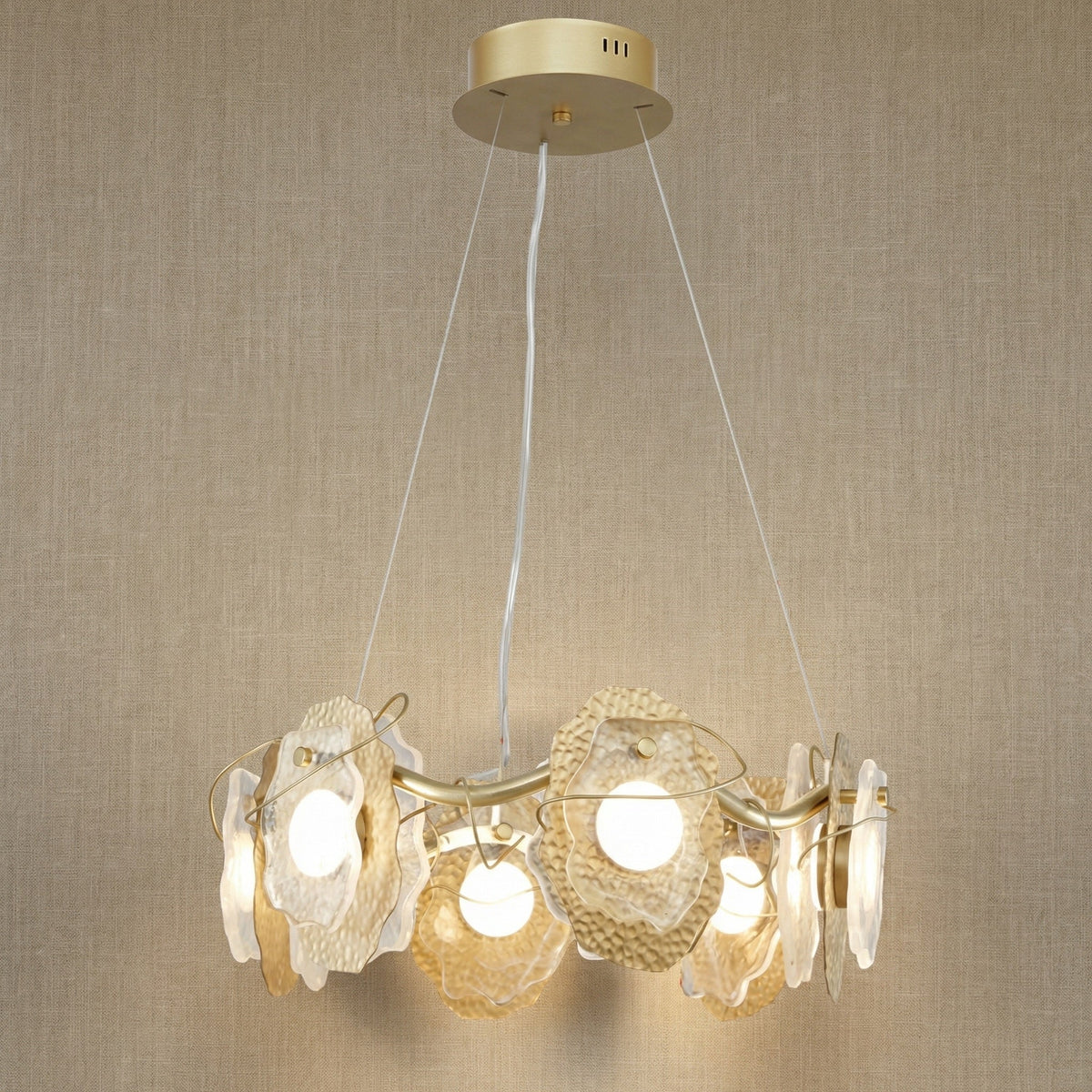 Grape Modern Chandelier For Dining Room - Ø24.8" × H9.4" (Ø63 × H24 cm)Blushlighting