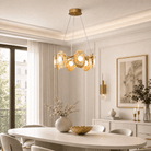 Grape Modern Chandelier For Dining Room - Ø24.8" × H9.4" (Ø63 × H24 cm)Blushlighting