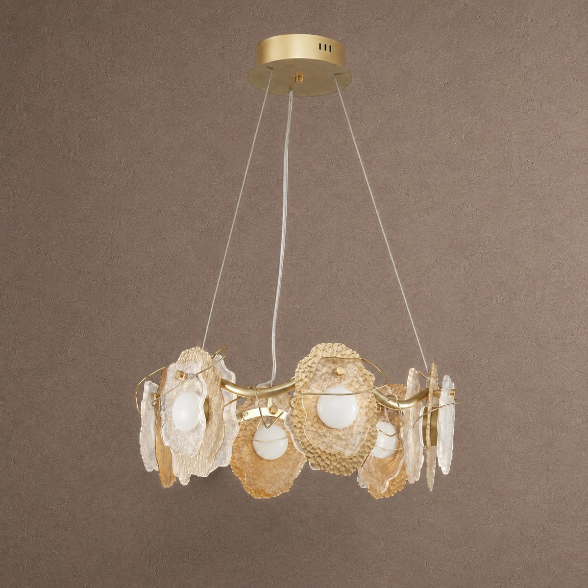 Grape Modern Chandelier For Dining Room - Ø24.8" × H9.4" (Ø63 × H24 cm)Blushlighting
