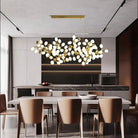 Grapes Horizontal Branch Chandelier - 39.4" L X 15.7" W X19.7" HBlushlighting