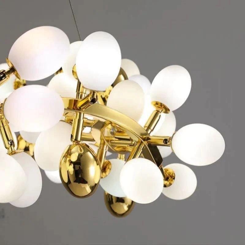 Grapes Horizontal Branch Chandelier - 39.4" L X 15.7" W X19.7" HBlushlighting