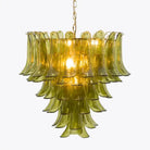 Green Petalo Murano Chandelier - Blushlighting