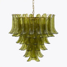 Green Petalo Murano Chandelier - Blushlighting