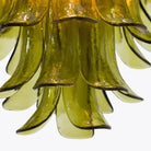 Green Petalo Murano Chandelier - Blushlighting