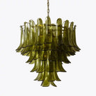 Green Petalo Murano Chandelier - Blushlighting