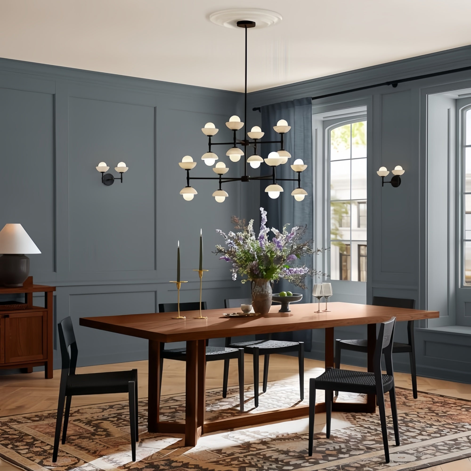 Greenwich Double Tier Chandelier-Chandelier-