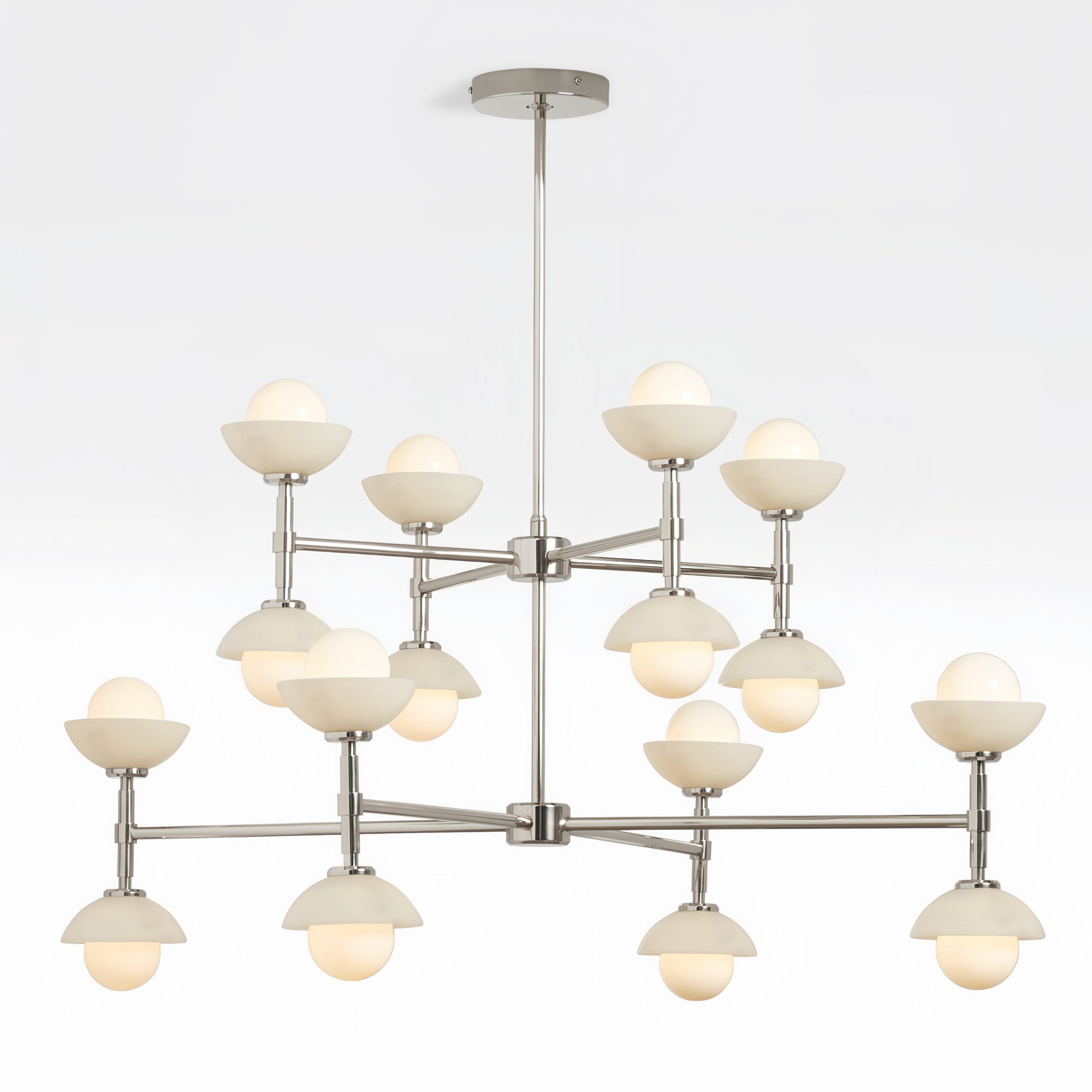 Greenwich Double Tier Chandelier-Chandelier-