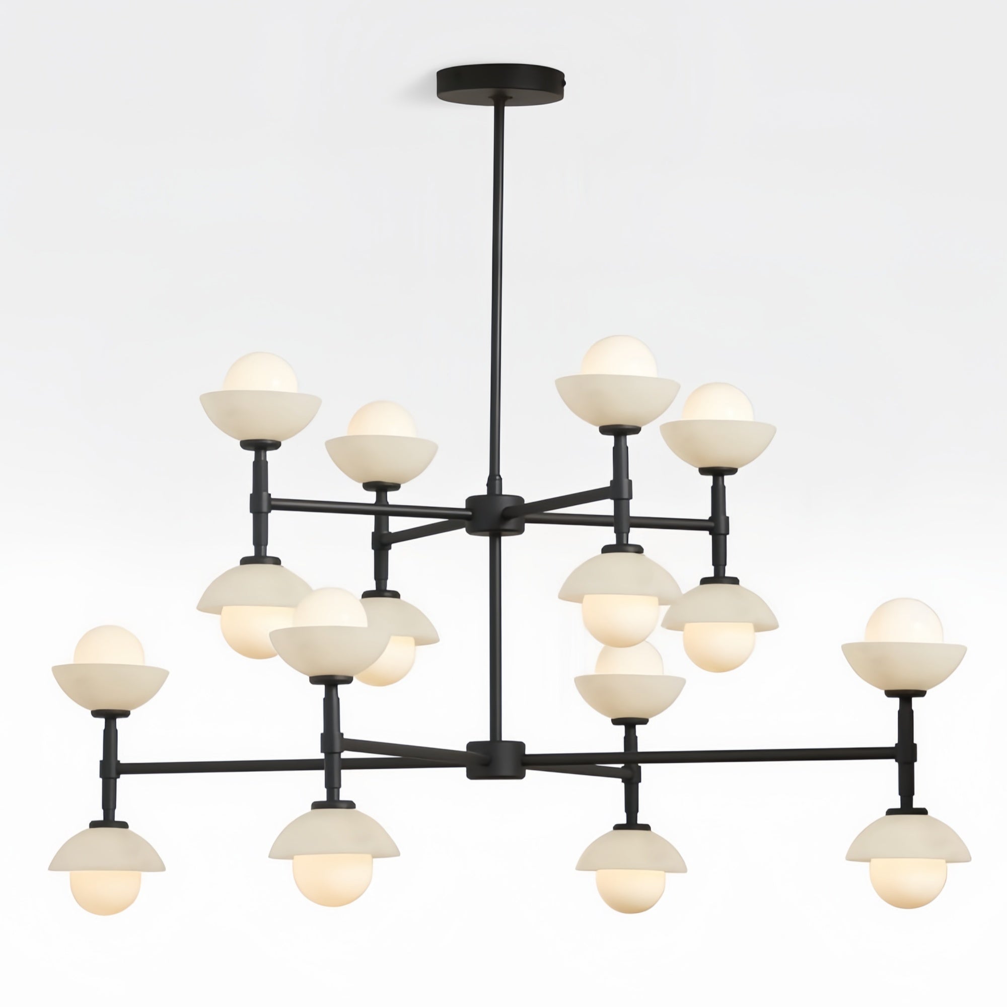 Greenwich Double Tier Chandelier-Chandelier-