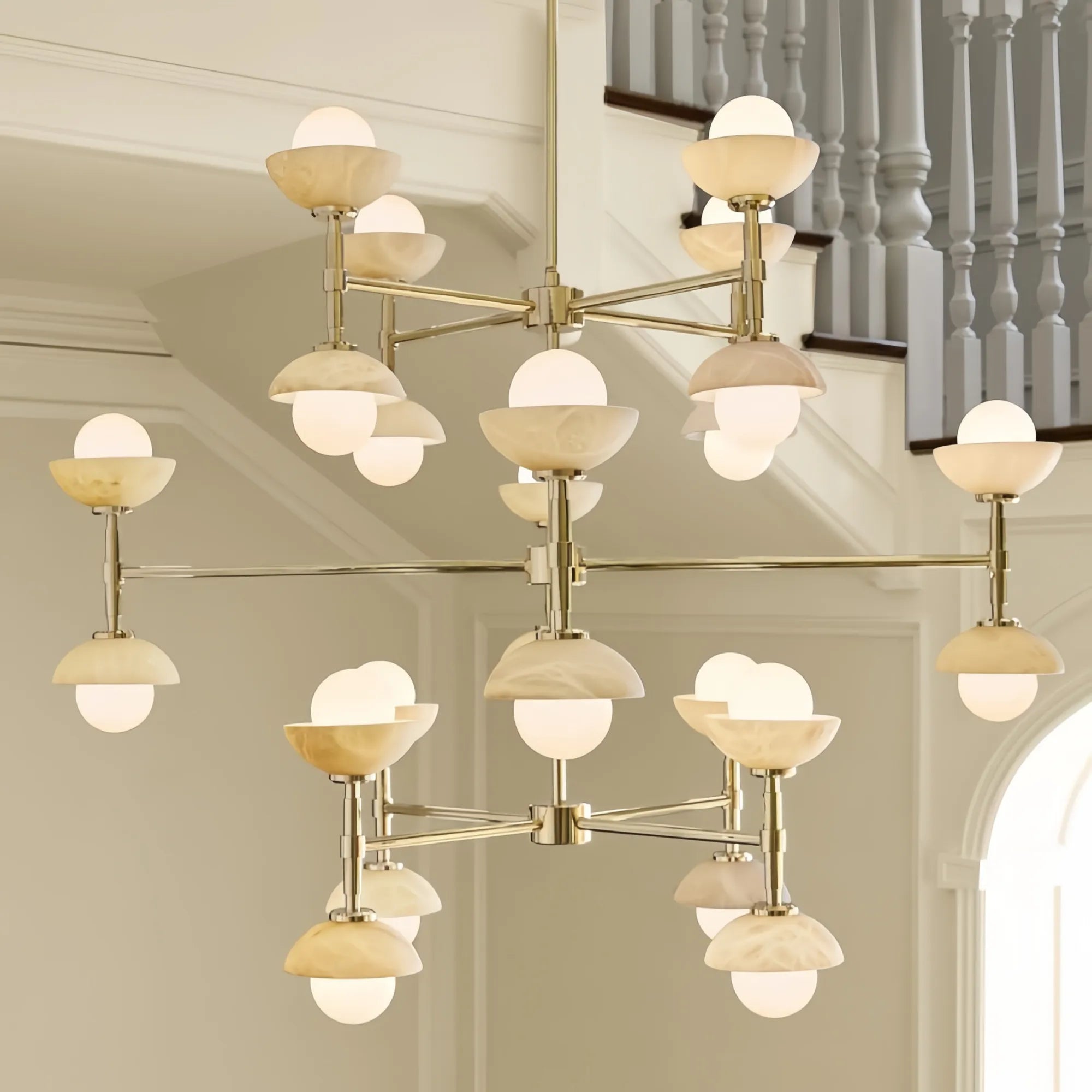 Greenwich Triple Tier Chandelier-Chandelier-
