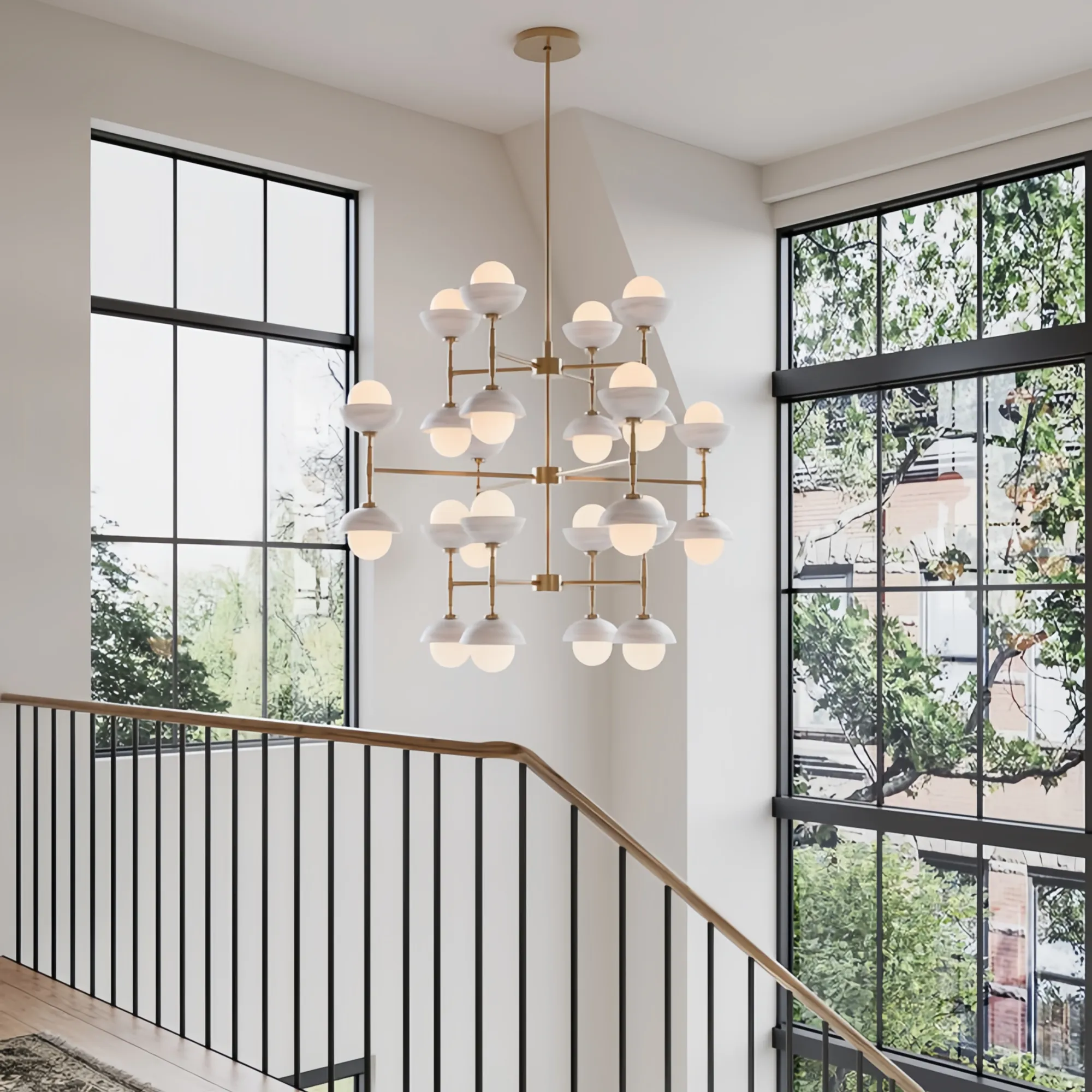 Greenwich Triple Tier Chandelier-Chandelier-