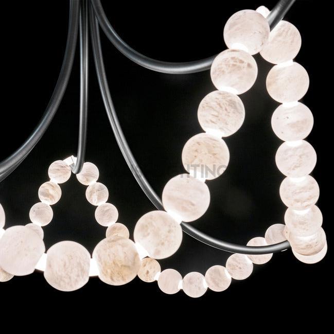 Grid Master Chandelier - Aged BrassBlushlighting