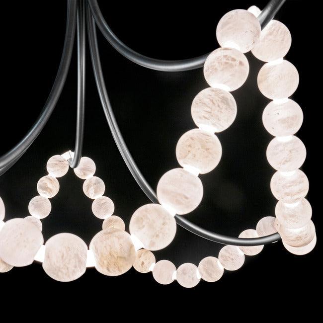 Grid Master Chandelier - Aged BrassBlushlighting