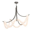 Grid Master Chandelier - Antique NickelBlushlighting