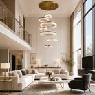 Guilin Landscape Modern Sculptural Ring Chandelier - Blushlighting