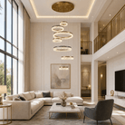 Guilin Landscape Modern Sculptural Ring Chandelier - Blushlighting