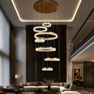 Guilin Landscape Modern Sculptural Ring Chandelier - scene