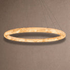 Halima Halo Alabaster Chandelier - 60"Blushlighting