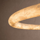 Halima Halo Alabaster Chandelier - 60"Blushlighting