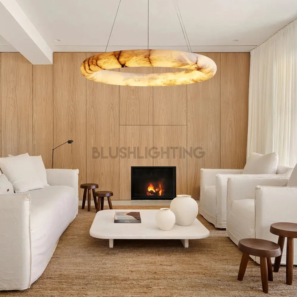 Halima Halo Chandelier - 36"Blushlighting