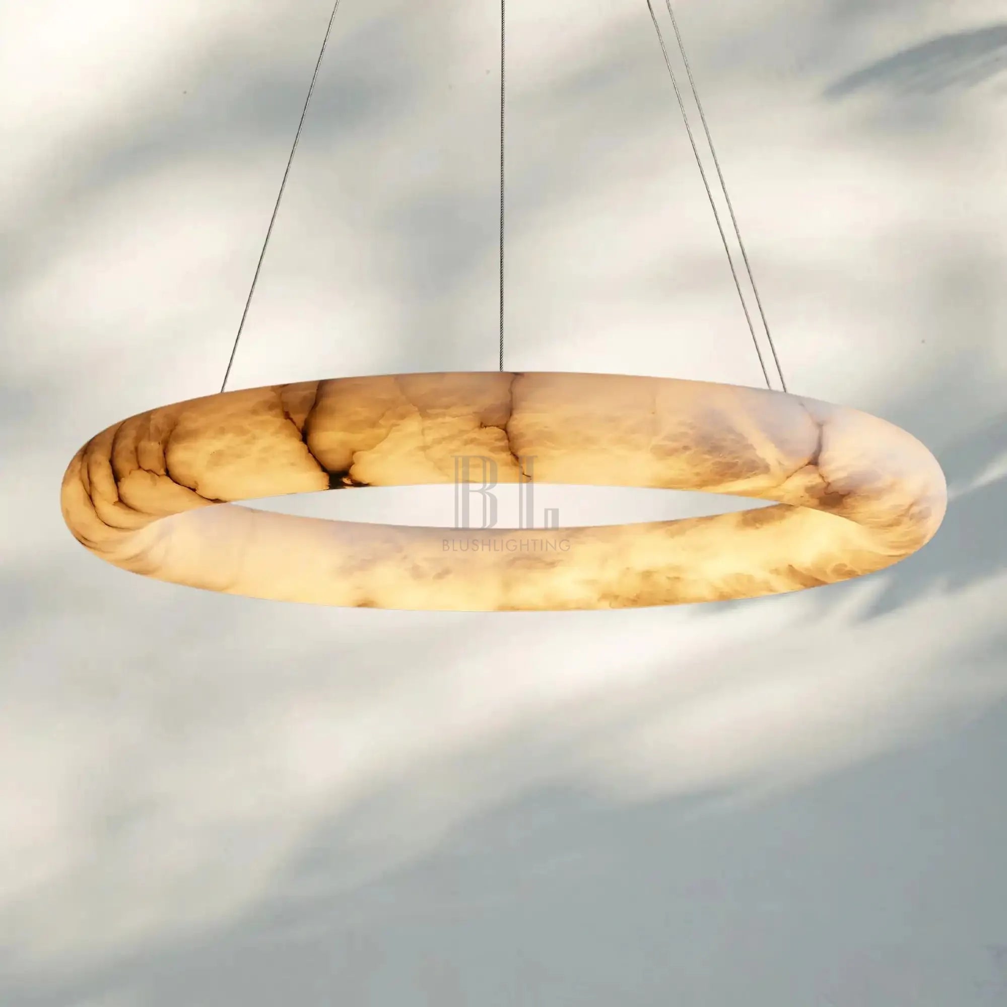 Halima Halo Chandelier - Blushlighting