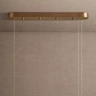 Halima Linear Chandelier in white by Blush Lighting