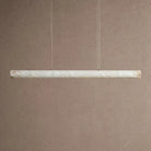 Halima Linear Chandelier - white finish, modern home lighting