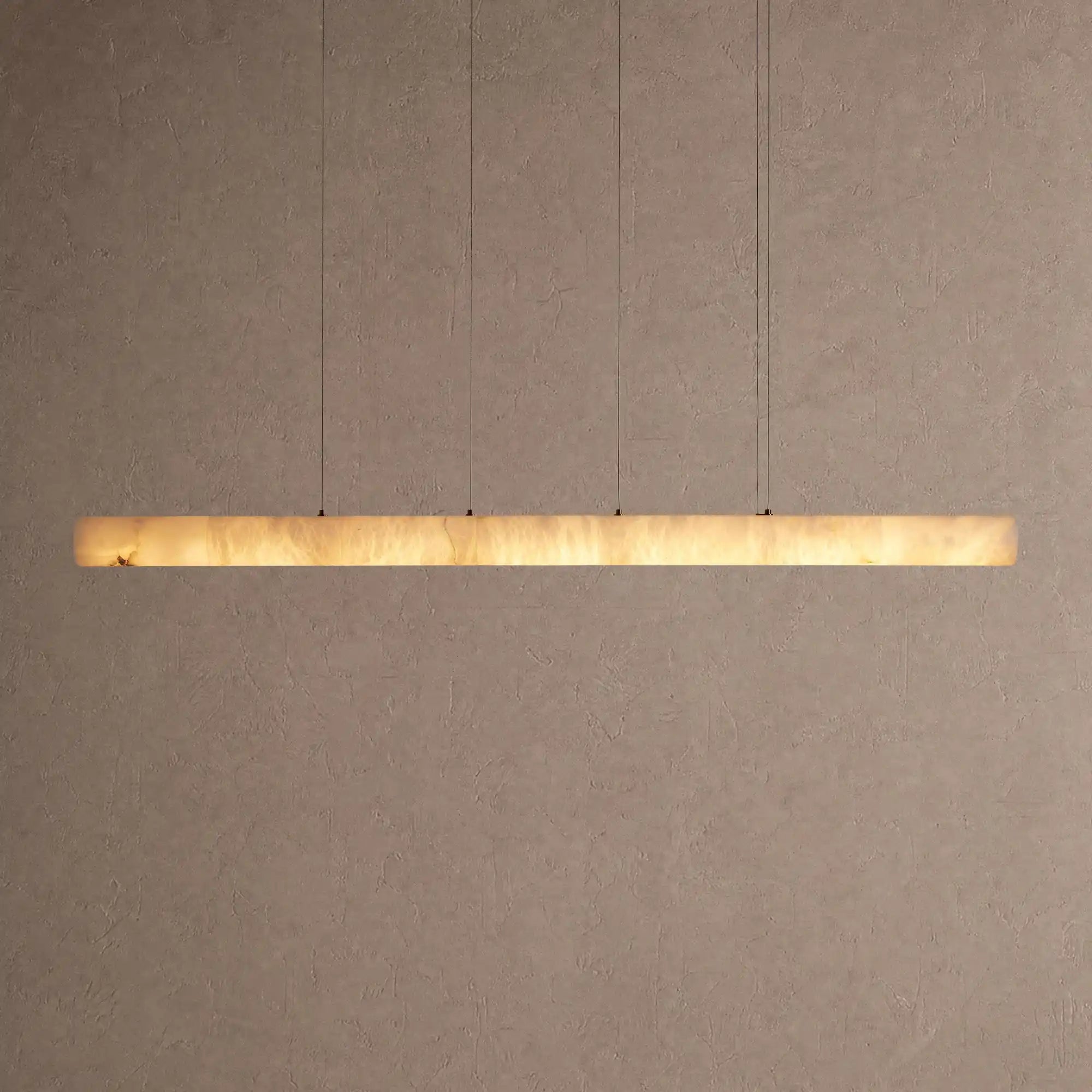 Halima Linear Chandelier - white finish, modern home lighting