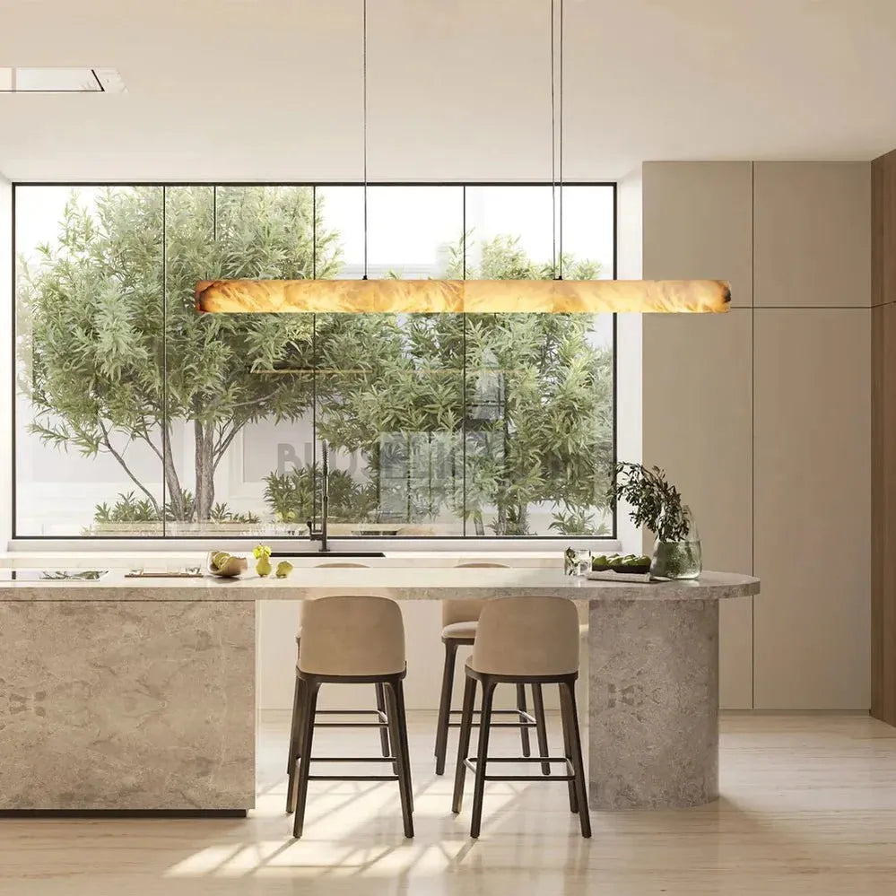 Halima Linear Chandelier - 64"Blushlighting