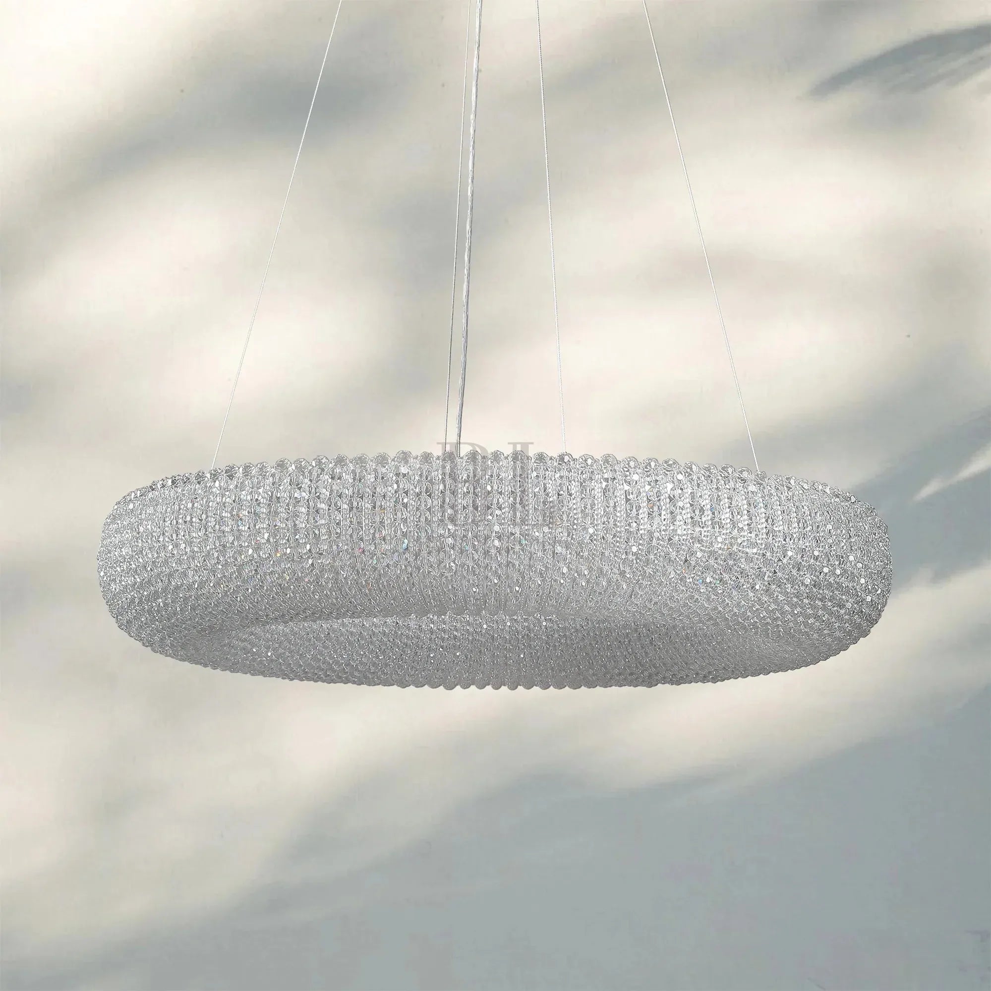 Halo Crystal Round Chandelier 32" 41" 60"-