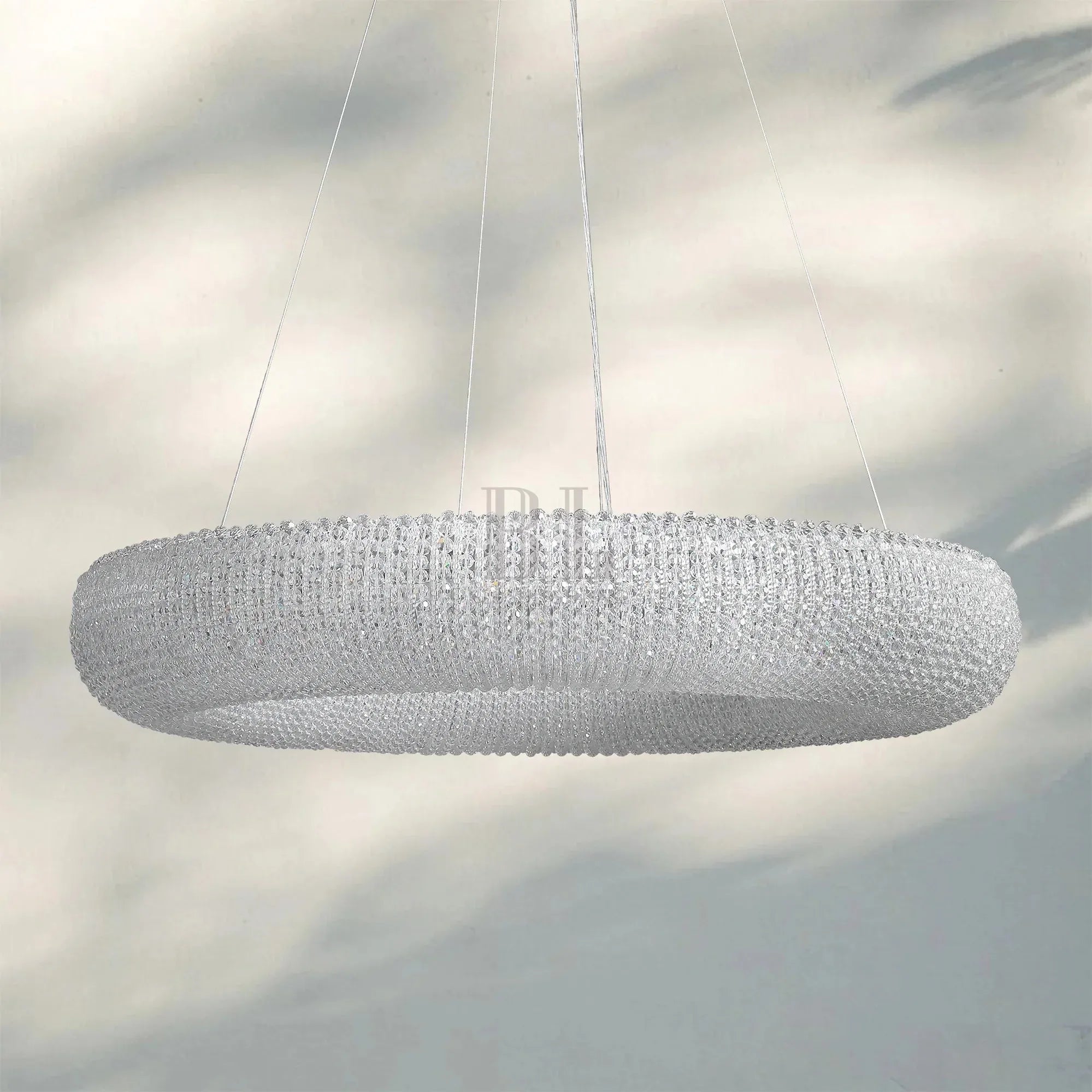 Halo Crystal Round Chandelier 32" 41" 60"-