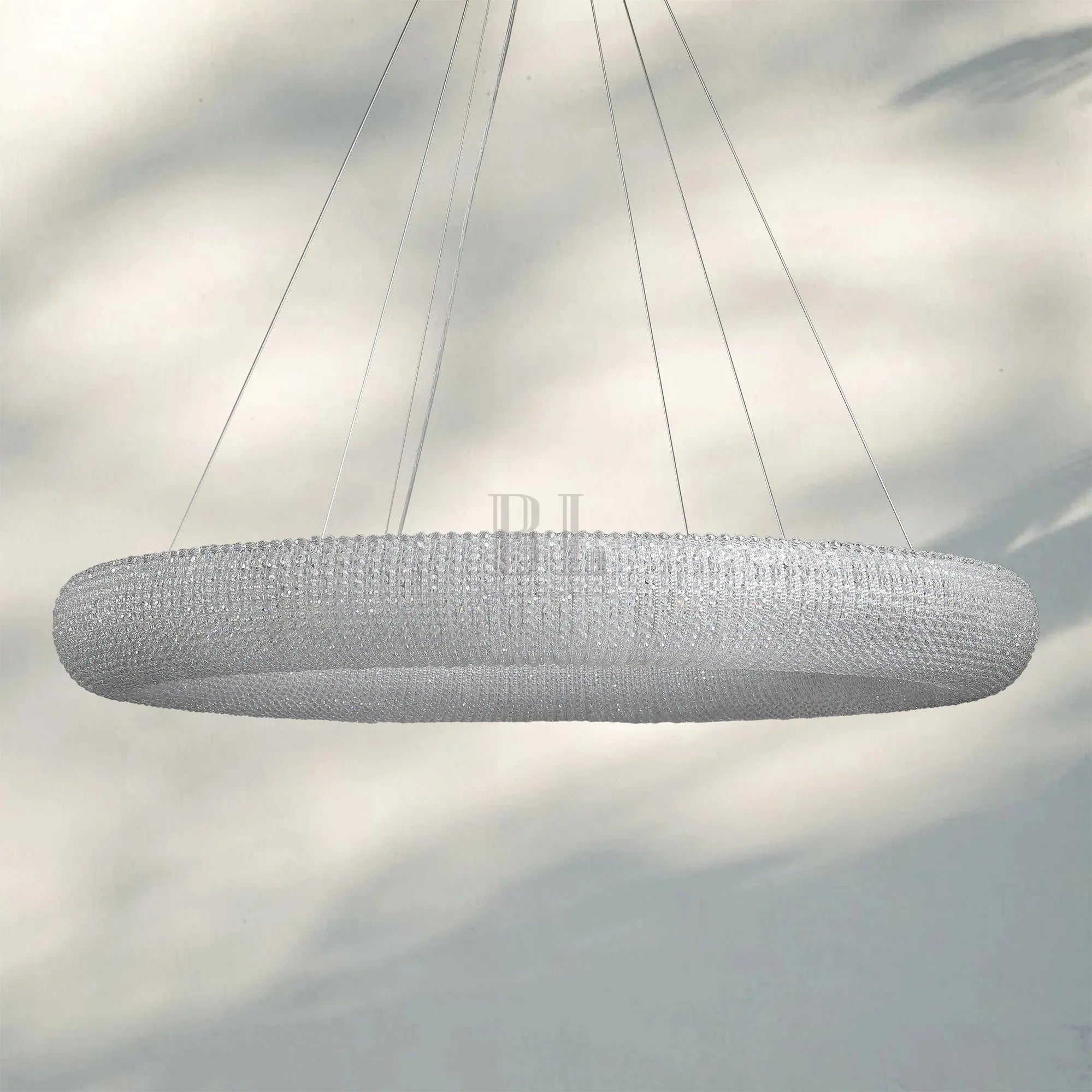 Halo Crystal Round Chandelier 32" 41" 60"-