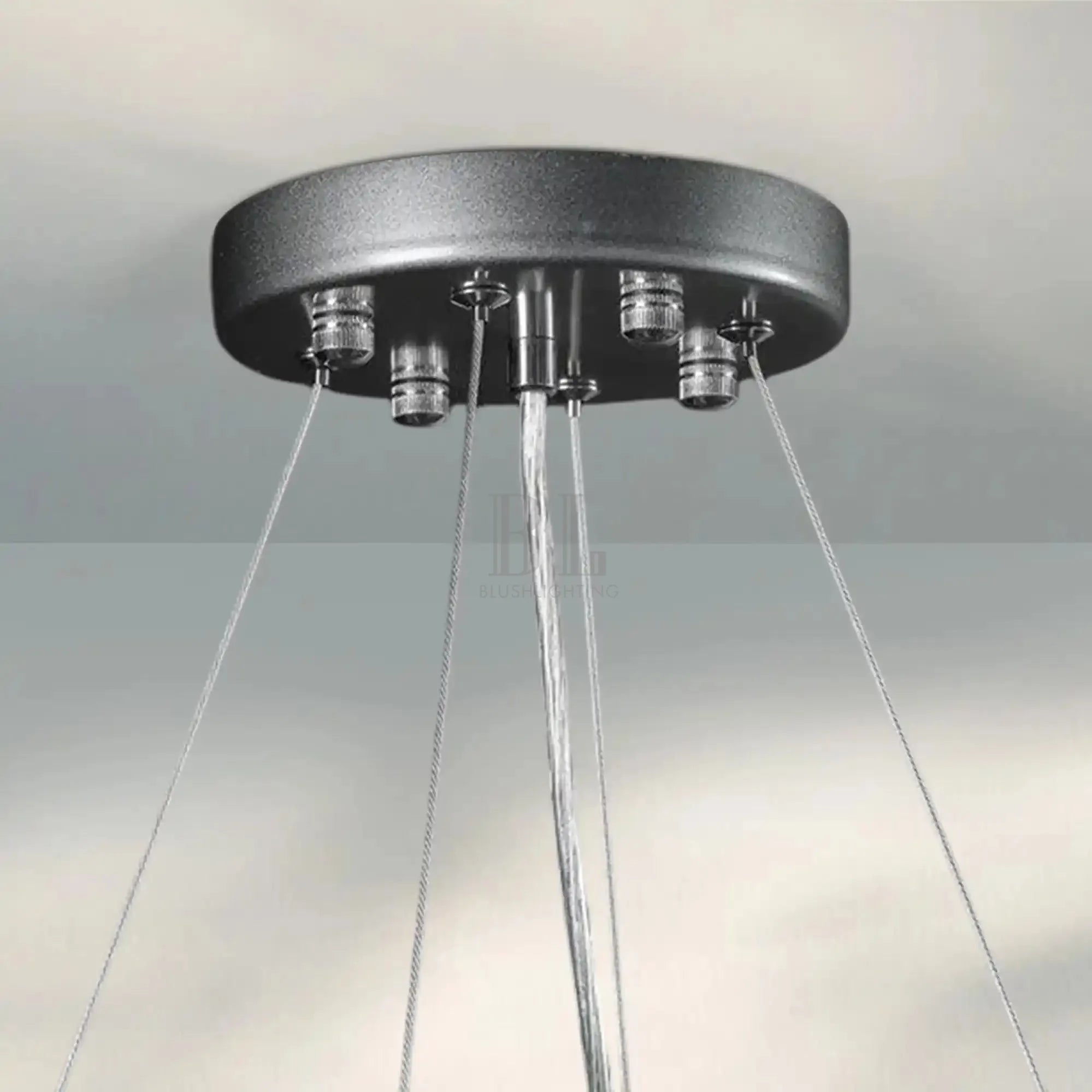 Halo Crystal Round Chandelier 32" 41" 60"-Blushlighting