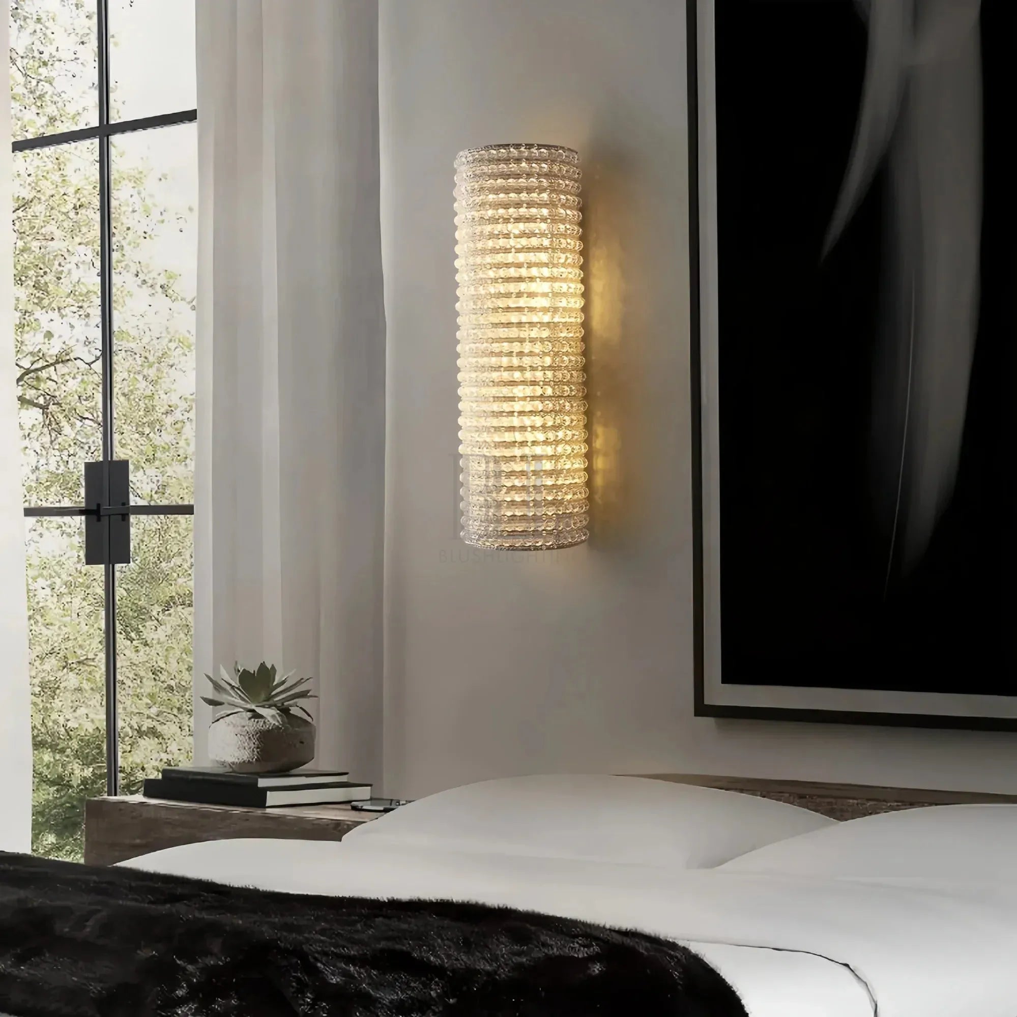 Halo Crystal Wall Sconce-