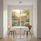 Halo Modern Glass Round Chandelier - Ø31.5" × H3.9" (Ø80 × H10 cm)Blushlighting
