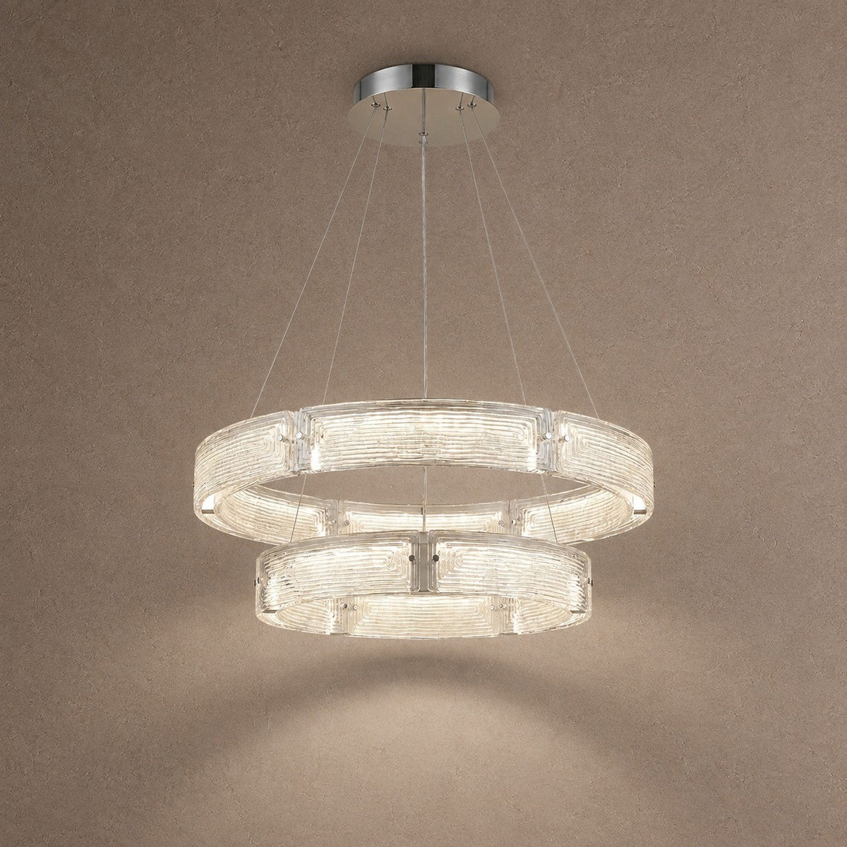 Halo Modern Living Room Chandelier - Blushlighting
