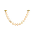Halti Necklace Acrylic Chandelier - 114 Lights: Dia 31.5" x H 98.4"Gold & WhiteWarm LightBlushlighting